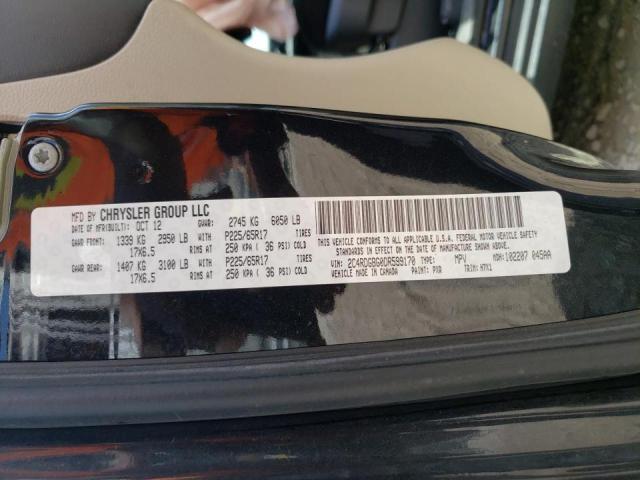 Photo 10 from auction – 2013 DODGE GRAND CARA with VIN 2C4RDGBG0DR599170