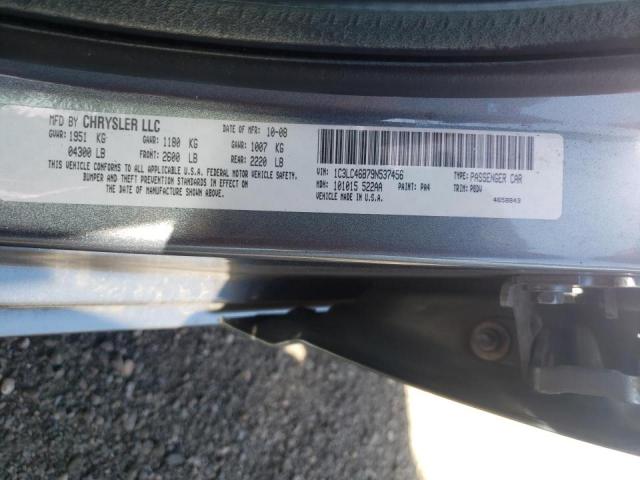 Photo 10 from auction – 2009 CHRYSLER SEBRING LX with VIN 1C3LC46B79N537456