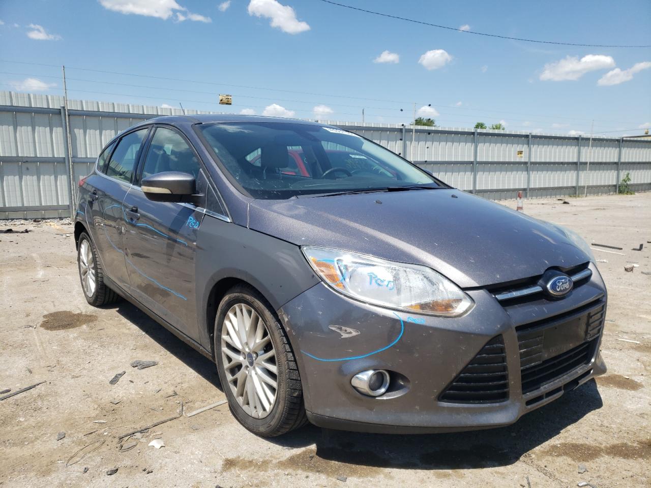 FORD FOCUS SEL 2012 with VIN 1FAHP3M27CL145413 - Photo from auction