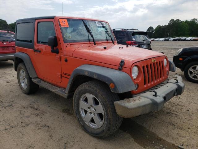 JEEP WRANGLER S 2015 with VIN 1C4AJWAG8FL623695 - Photo from auction