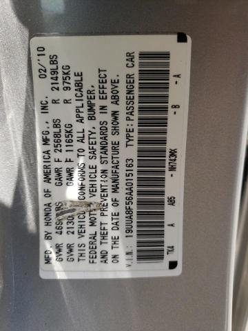 Photo 9 from auction – 2010 ACURA TL with VIN 19UUA8F56AA015163
