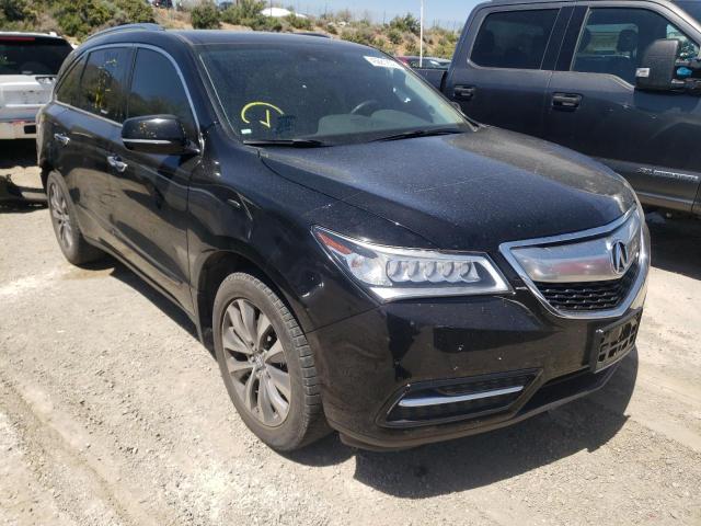 ACURA MDX TECHNO 2014 with VIN 5FRYD4H43EB038254 - Photo from auction
