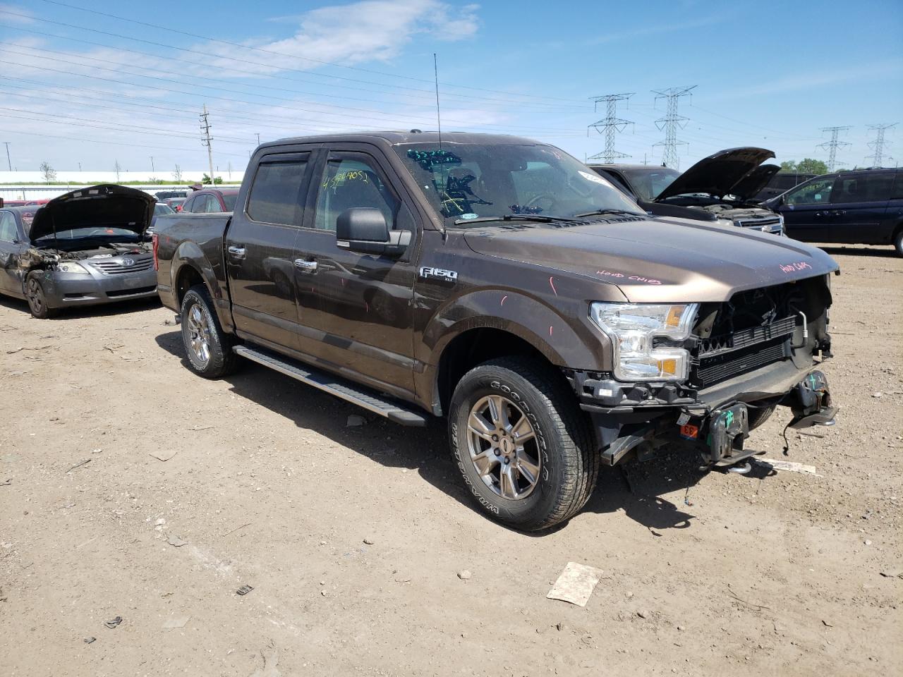 FORD F150 SUPER 2015 with VIN 1FTEW1E87FKD54149 - Photo from auction