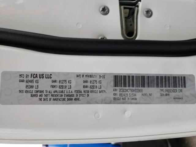 Photo 10 from auction – 2016 DODGE CHARGER R/ with VIN 2C3CDXCT5GH333031