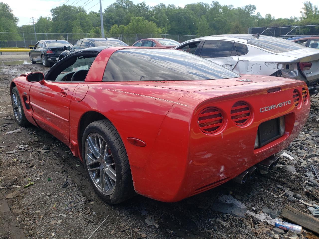 Photo 3 from auction – 2003 CHEVROLET CORVETTE with VIN 1G1YY22G435107411