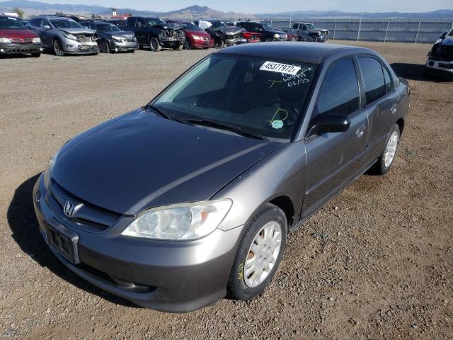 Photo 2 from auction – 2004 HONDA CIVIC LX with VIN 2HGES16664H624941