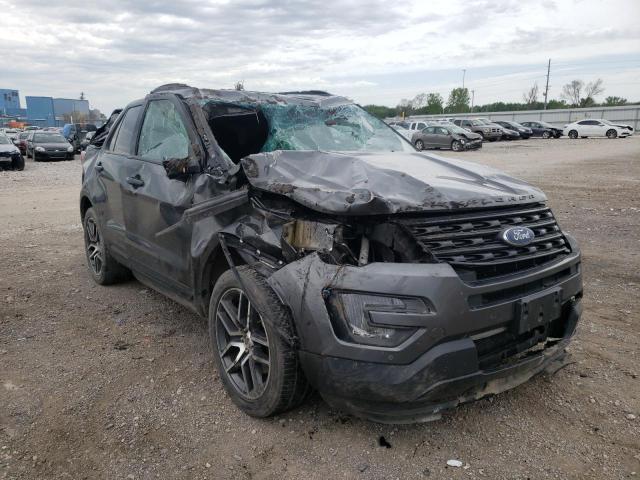 FORD EXPLORER S 2016 with VIN 1FM5K8GT2GGB16411 - Photo from auction