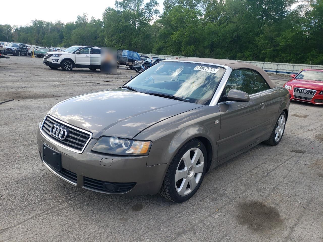 Photo 2 from auction – 2003 AUDI A4 3.0 CAB with VIN WAUAT48H23K019152