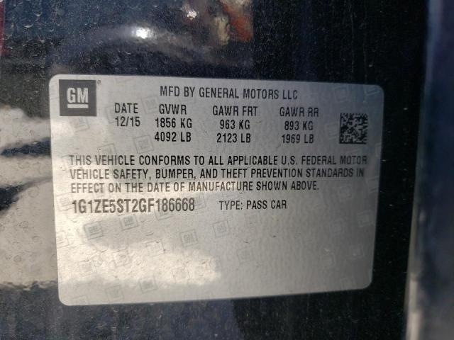 Photo 10 from auction – 2016 CHEVROLET MALIBU LT with VIN 1G1ZE5ST2GF186668