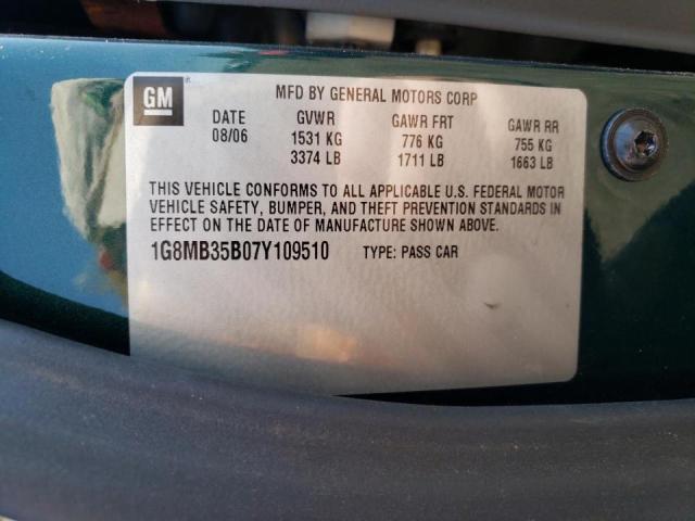Photo 10 from auction – 2007 SATURN UK with VIN 1G8MB35B07Y109510
