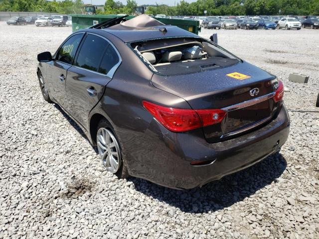 Photo 3 from auction – 2014 INFINITI Q50 with VIN JN1BV7AP2EM670165