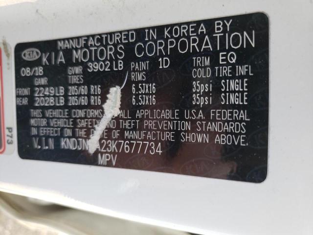 Photo 10 from auction – 2019 KIA SOUL with VIN KNDJN2A23K7677734