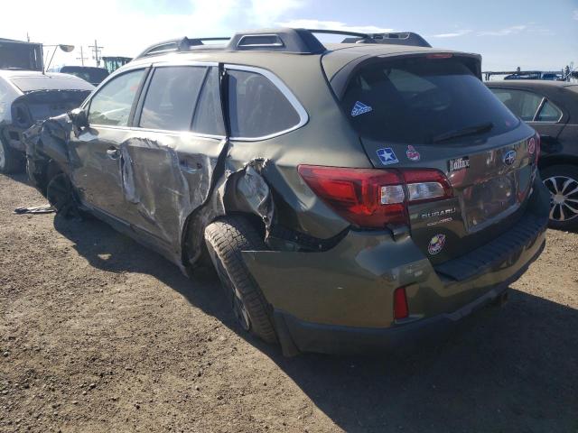Photo 3 from auction – 2015 SUBARU OUTBACK 2. with VIN 4S4BSAHCXF3261999