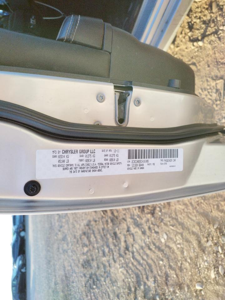Photo 10 from auction – 2012 CHRYSLER 300 S with VIN 2C3CCABG5CH161095