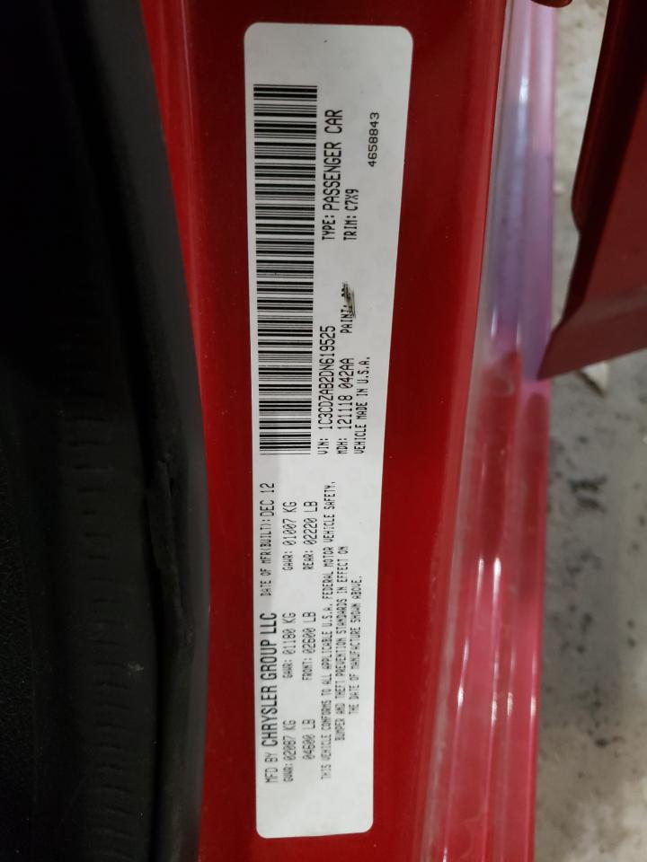 Photo 10 from auction – 2013 DODGE AVENGER SE with VIN 1C3CDZAB2DN619525