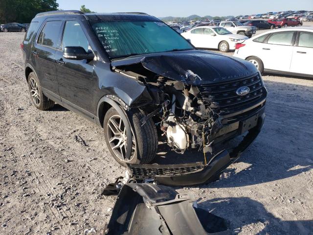 FORD EXPLORER S 2017 with VIN 1FM5K8GT6HGD74531 - Photo from auction