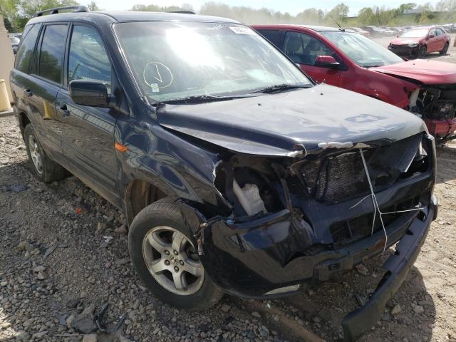 HONDA PILOT EX 2006 with VIN 2HKYF18766H522197 - Photo from auction