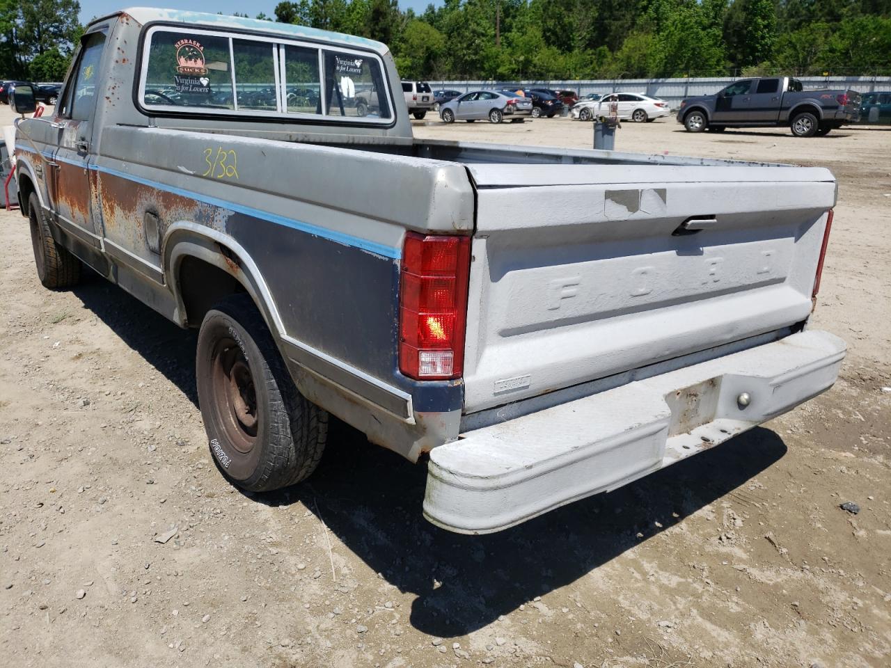 Photo 3 from auction – 1986 FORD F150 with VIN 1FTDF15Y9GNB42008