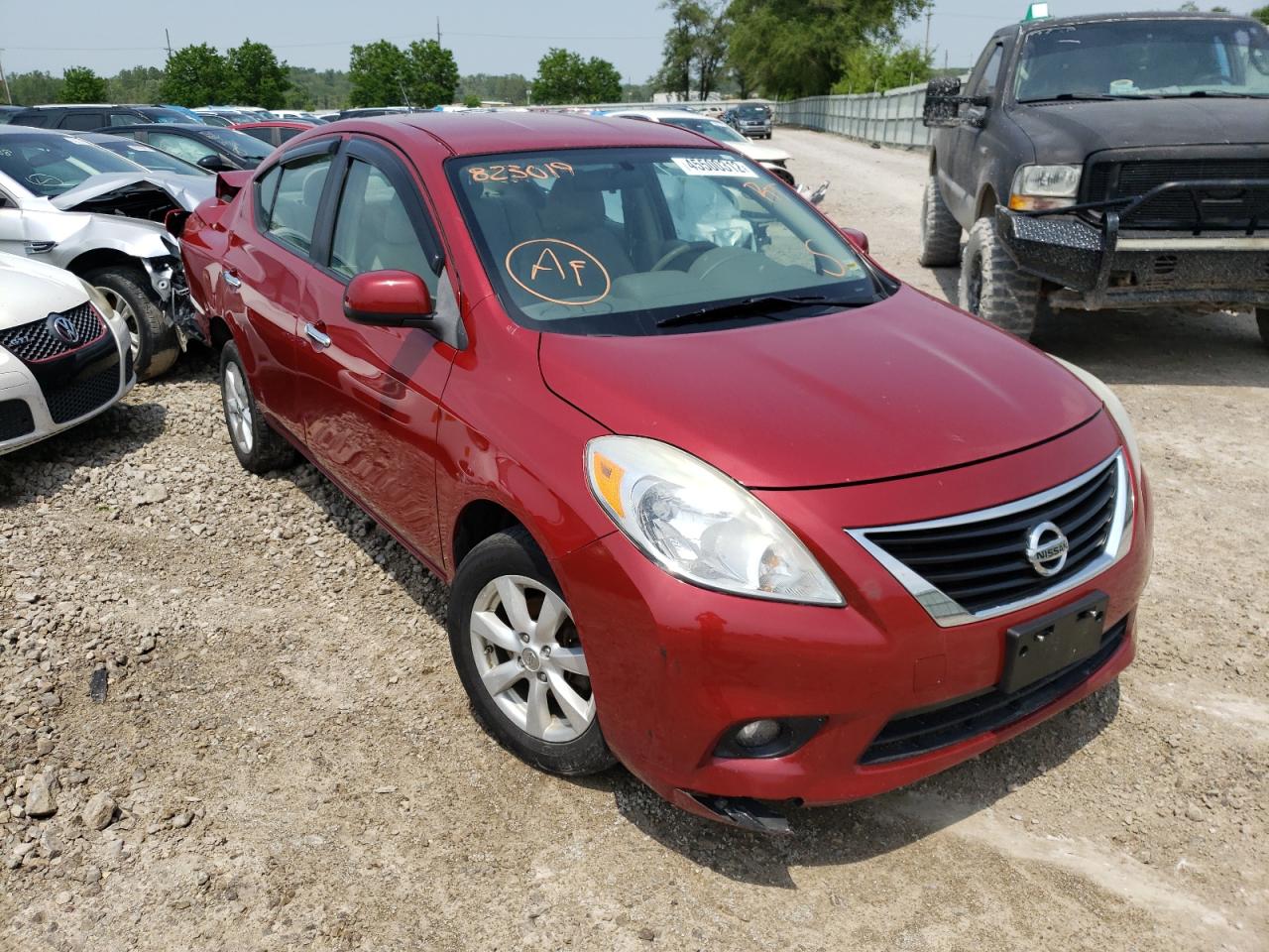 NISSAN VERSA 2012 with VIN 3N1CN7AP7CL823019 - Photo from auction