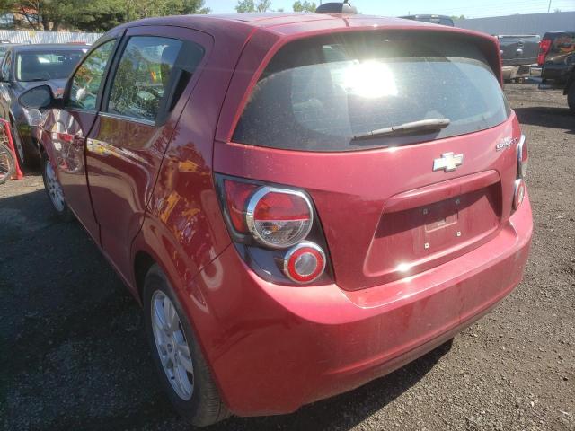 Photo 3 from auction – 2016 CHEVROLET SONIC LT with VIN 1G1JC6SG9G4128791