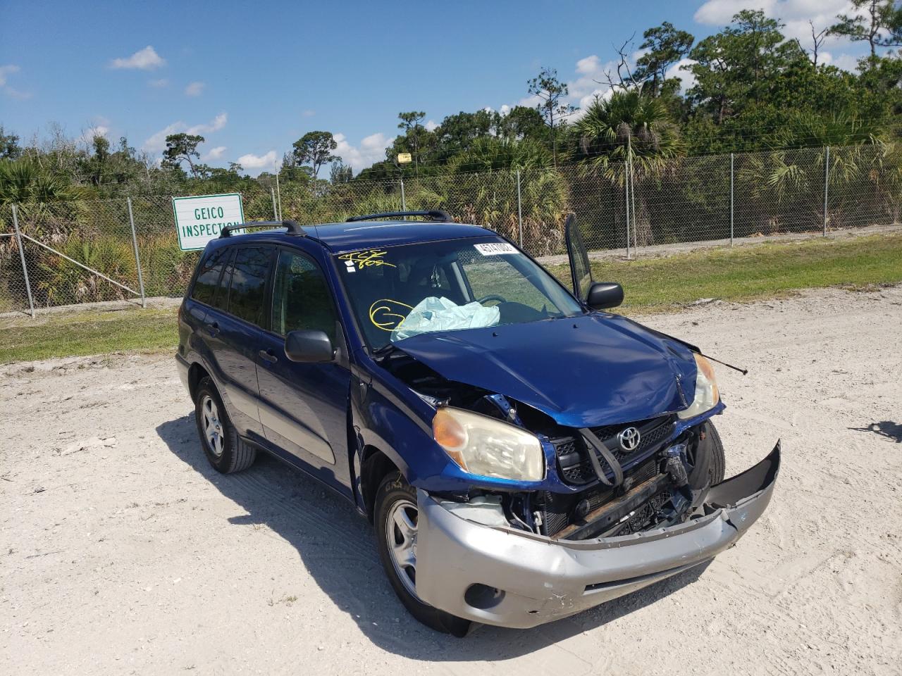 TOYOTA RAV4 2005 with VIN JTEGD20V050076119 - Photo from auction