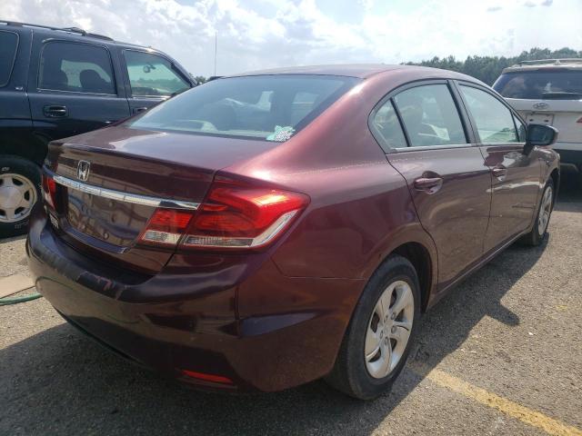 Photo 4 from auction – 2014 HONDA CIVIC LX with VIN 19XFB2F54EE052555