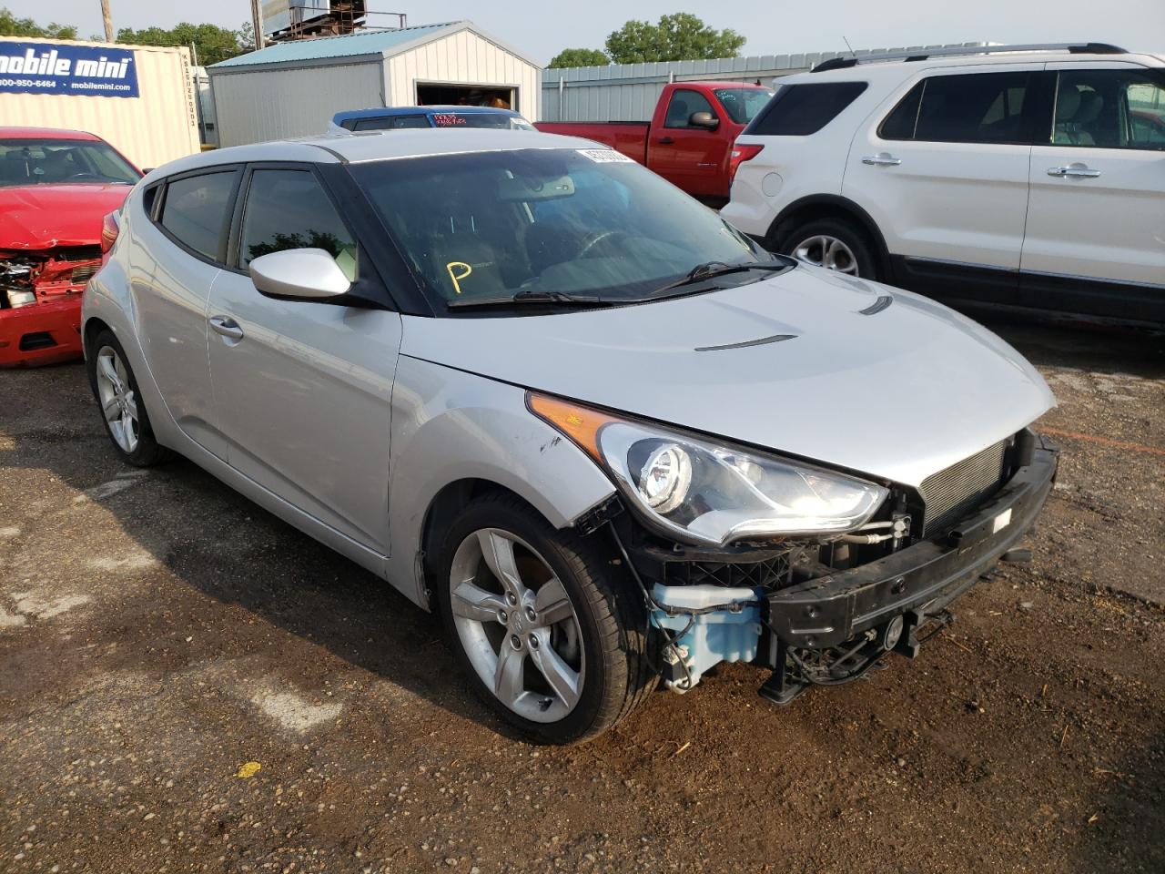 HYUNDAI VELOSTER 2013 with VIN KMHTC6AD2DU118473 - Photo from auction