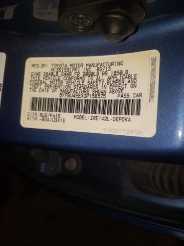 Photo 10 from auction – 2013 TOYOTA COROLLA BA with VIN 5YFBU4EEXDP158575