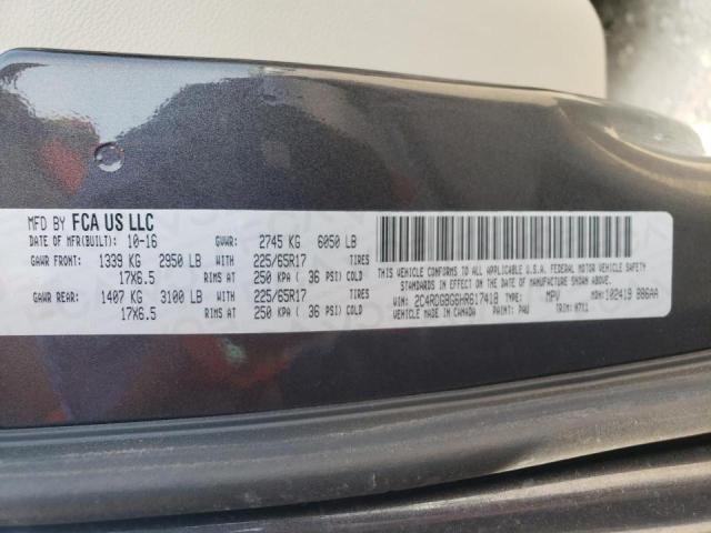 Photo 10 from auction – 2017 DODGE GRAND CARA with VIN 2C4RDGBG6HR617418