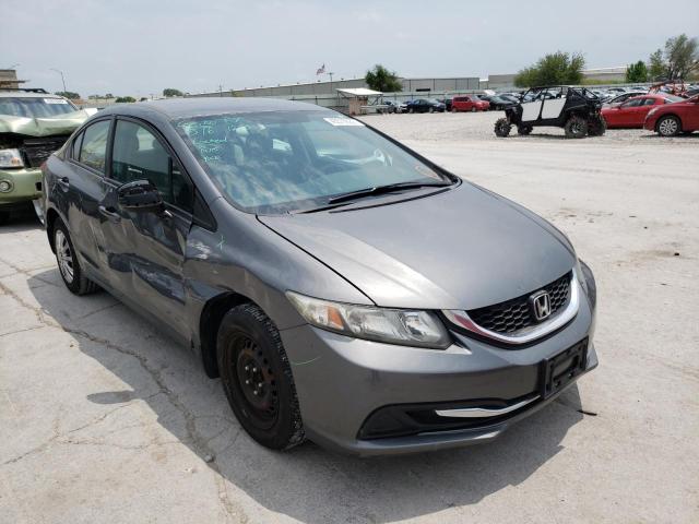 HONDA CIVIC LX 2013 with VIN 19XFB2F51DE032701 - Photo from auction