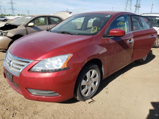 Photo 2 from auction – 2015 NISSAN SENTRA S with VIN 3N1AB7AP0FY213969