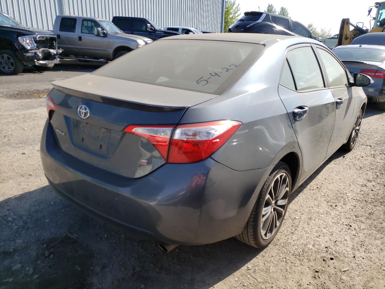 Photo 4 from auction – 2015 TOYOTA COROLLA L with VIN 2T1BURHEXFC358898