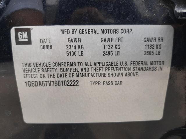 Photo 10 from auction – 2009 CADILLAC STS with VIN 1G6DA67V790102222