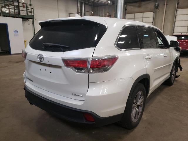 Photo 4 from auction – 2014 TOYOTA HIGHLANDER with VIN 5TDBKRFH2ES042484