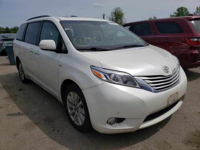 TOYOTA SIENNA XLE 2017 with VIN 5TDDZ3DC8HS187266 - Photo from auction