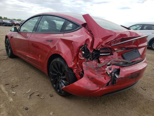 Photo 3 from auction – 2022 TESLA MODEL 3 with VIN 5YJ3E1EC6NF203040