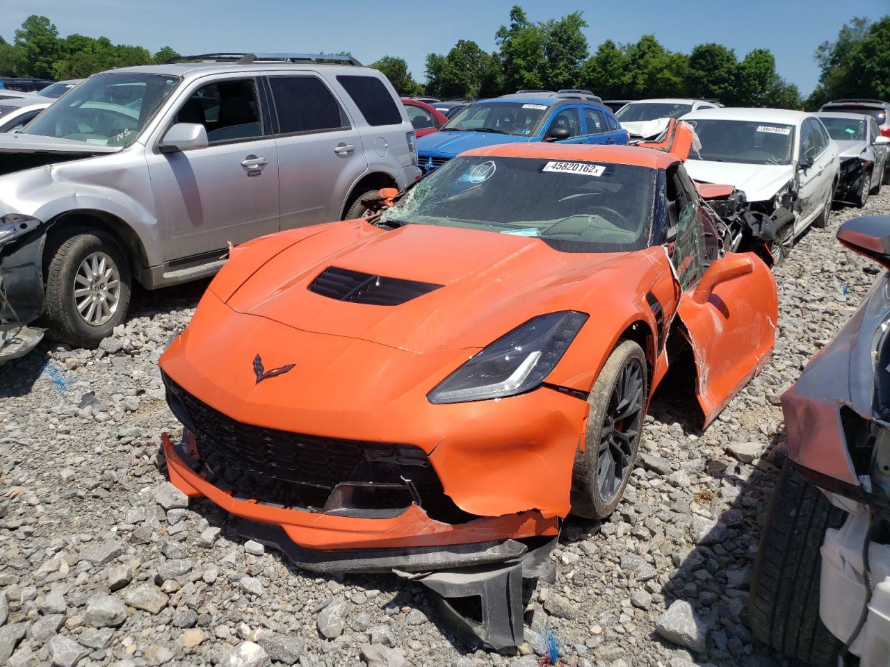 Photo 2 from auction – 2019 CHEVROLET CORVETTE Z with VIN 1G1YU2D67K5600255