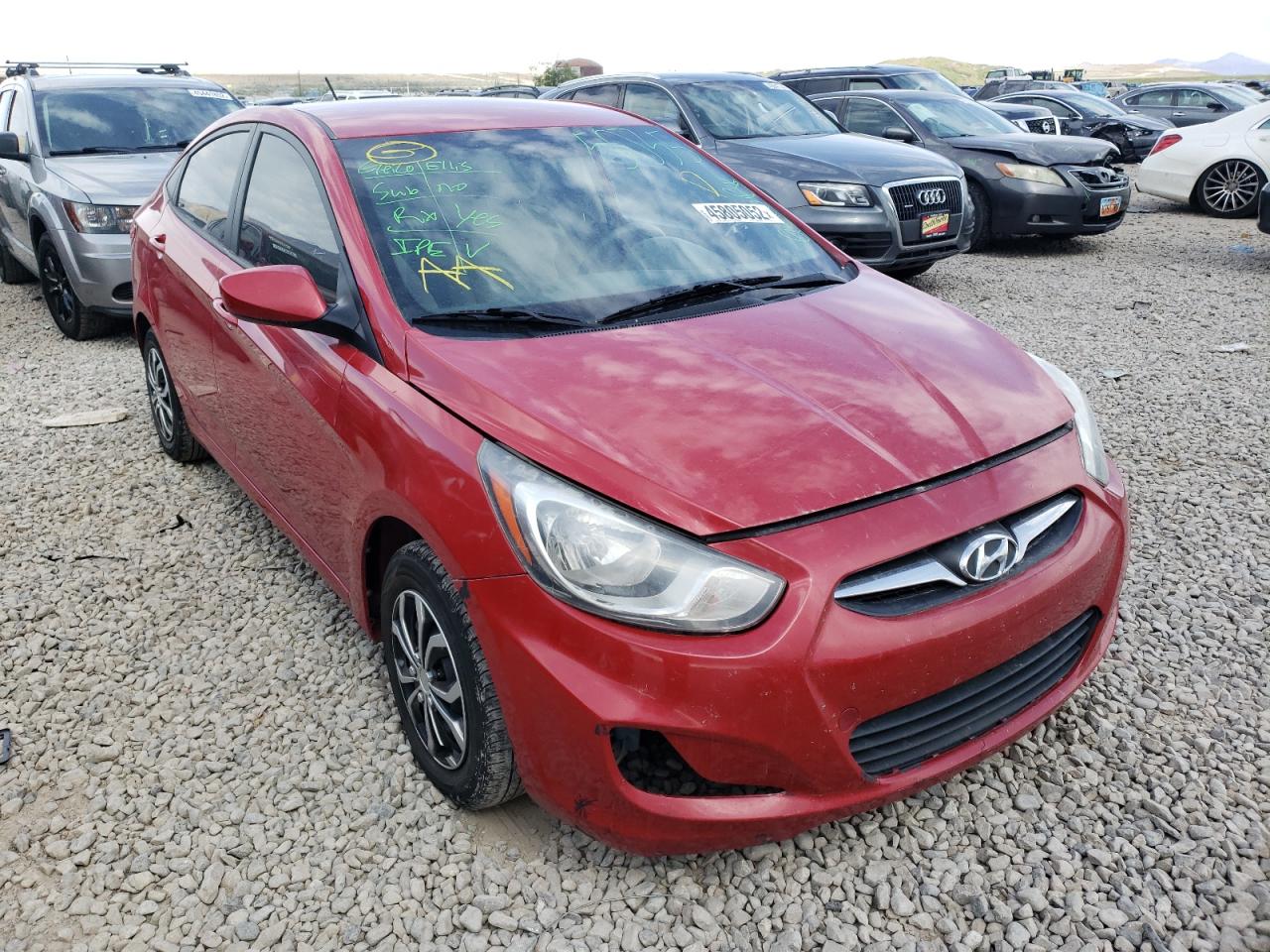 HYUNDAI ACCENT GLS 2012 with VIN KMHCT4AE2CU218102 - Photo from auction