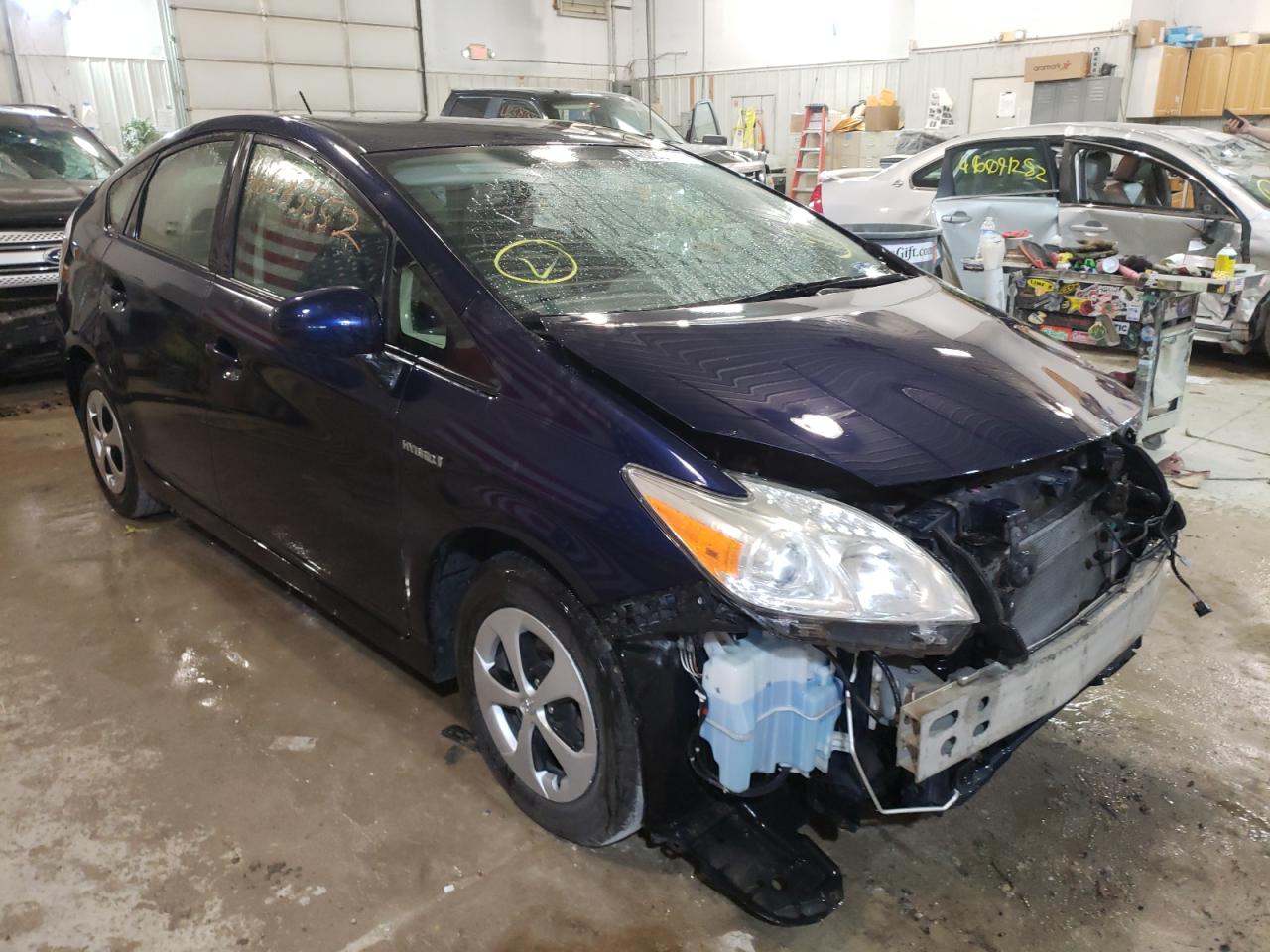 TOYOTA PRIUS 2013 with VIN JTDKN3DU1D0351787 - Photo from auction