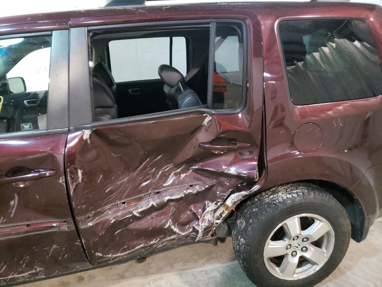 Photo 9 from auction – 2009 HONDA PILOT EXL with VIN 5FNYF48529B000590