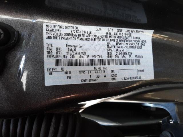 Photo 10 from auction – 2012 FORD FOCUS SE with VIN 1FAHP3F29CL311363