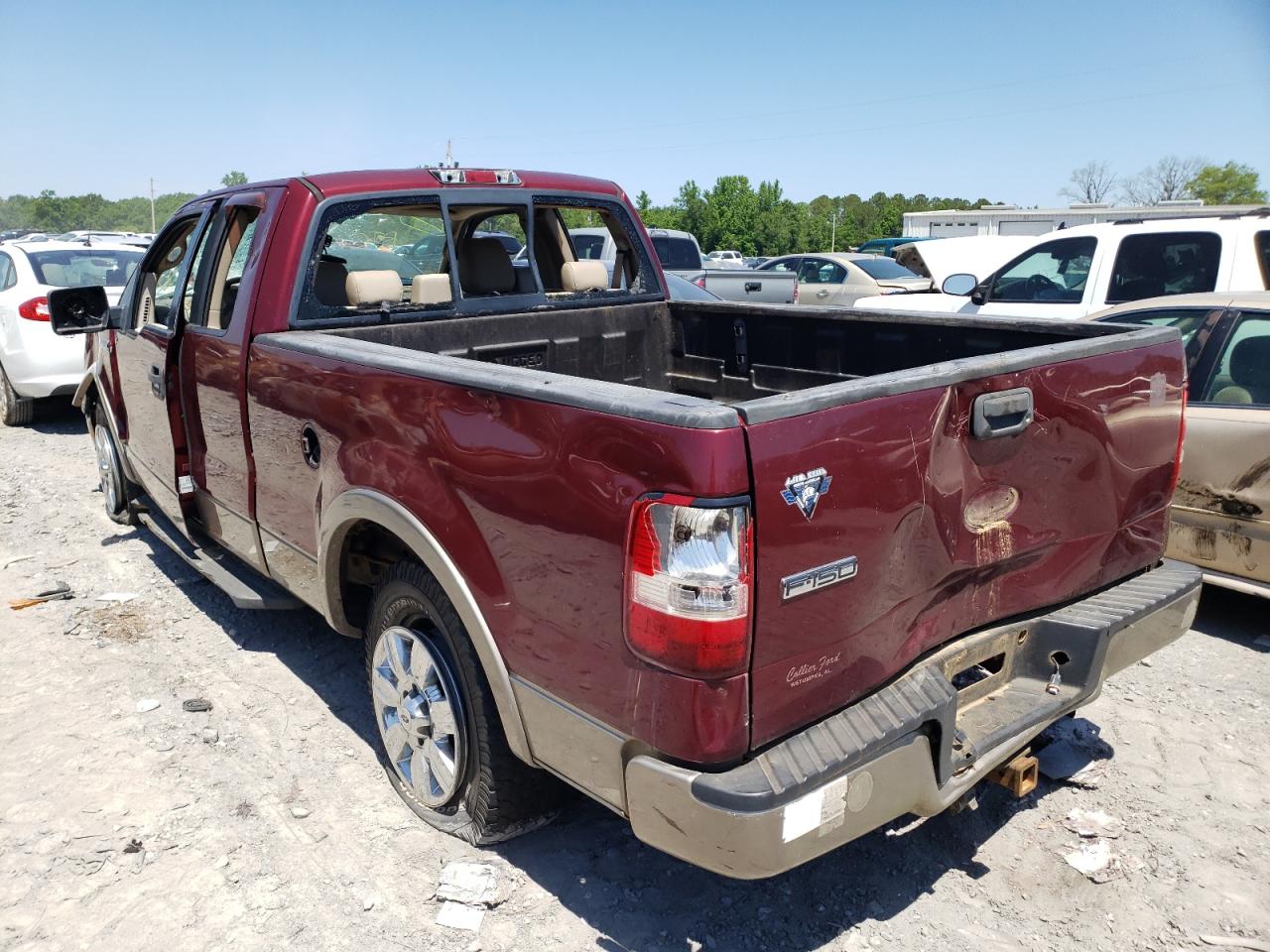 Photo 3 from auction – 2005 FORD F150 with VIN 1FTPX12585NA98231