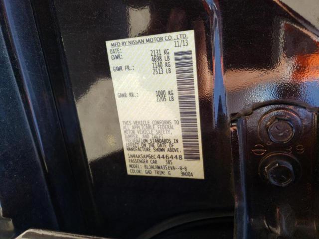 Photo 10 from auction – 2014 NISSAN MAXIMA S with VIN 1N4AA5AP6EC446448