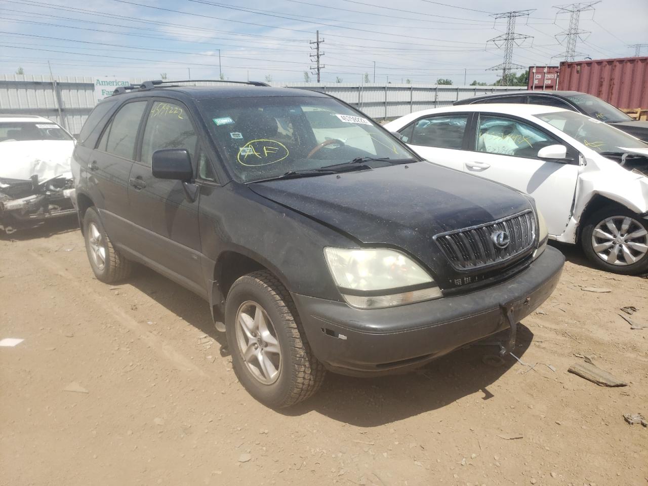 LEXUS RX 300 2001 with VIN JTJHF10U610224463 - Photo from auction