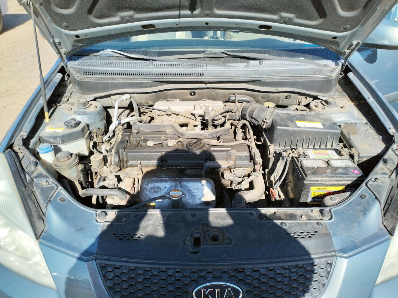 Photo 7 from auction – 2007 KIA RIO BASE with VIN KNADE123476210895