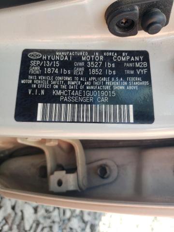 Photo 10 from auction – 2016 HYUNDAI ACCENT SE with VIN KMHCT4AE1GU019015