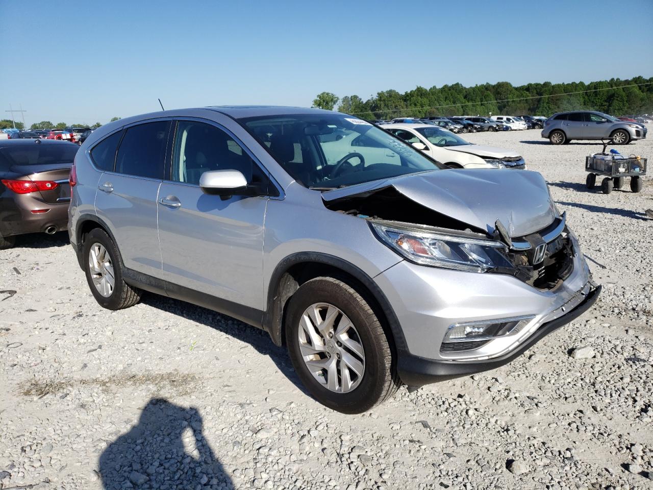 HONDA CR-V EX 2016 with VIN 2HKRM3H59GH549125 - Photo from auction