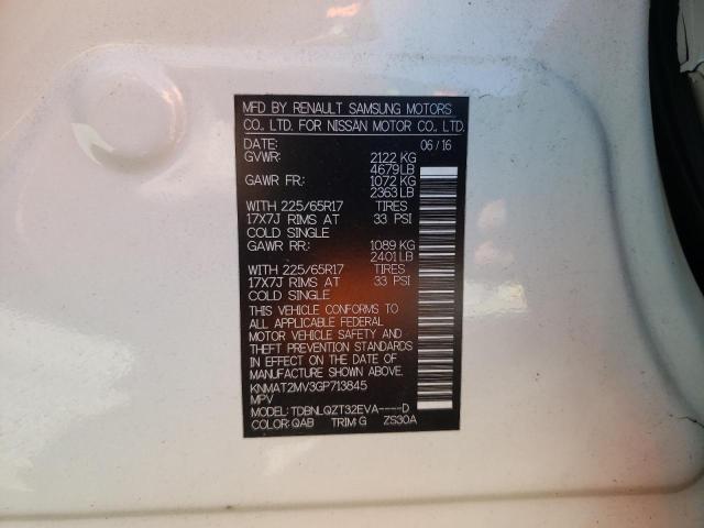Photo 10 from auction – 2016 NISSAN ROGUE S with VIN KNMAT2MV3GP713845