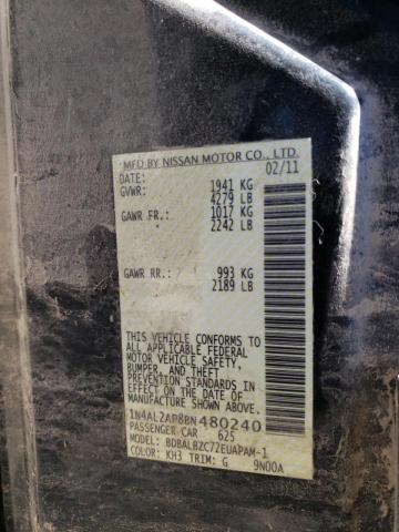 Photo 10 from auction – 2011 NISSAN ALTIMA BAS with VIN 1N4AL2AP8BN480240