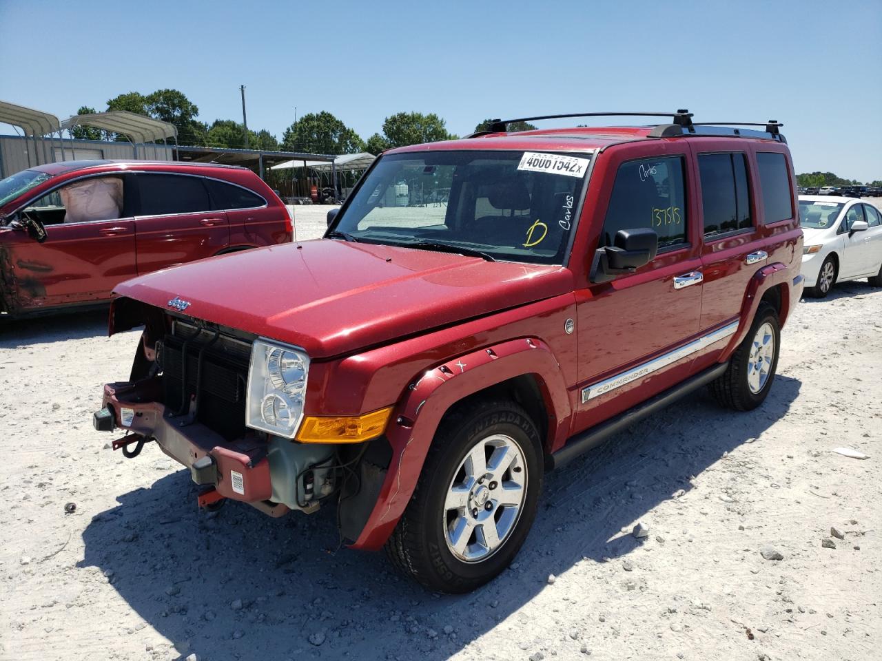 Photo 2 from auction – 2006 JEEP COMMANDER with VIN 1J8HG58266C129345